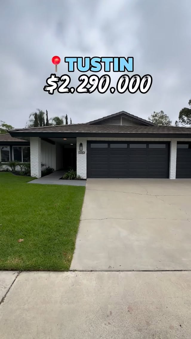 Tustin homes are always a hit!
House highlights:
5 bed | 2.5 bath | 3104sqft
Priced at $2.29M
Fully renovated
No HOA | No Mello Roos
Comment “Tustin” or send me a dm if interested and would like a private tour. Feel free to call for a quicker response!
🙋🏽♀️ ChiChi Achara, SoCal REALTOR
📲 949-545-4309
📧 SocalRealtorChi@gmail.com
🌎 www.chichiachara.com
📍 Orange County, CA
#tustinrealtor #tustincalifornia #tustinrealestate #orangecounty #orangecountyrealtor