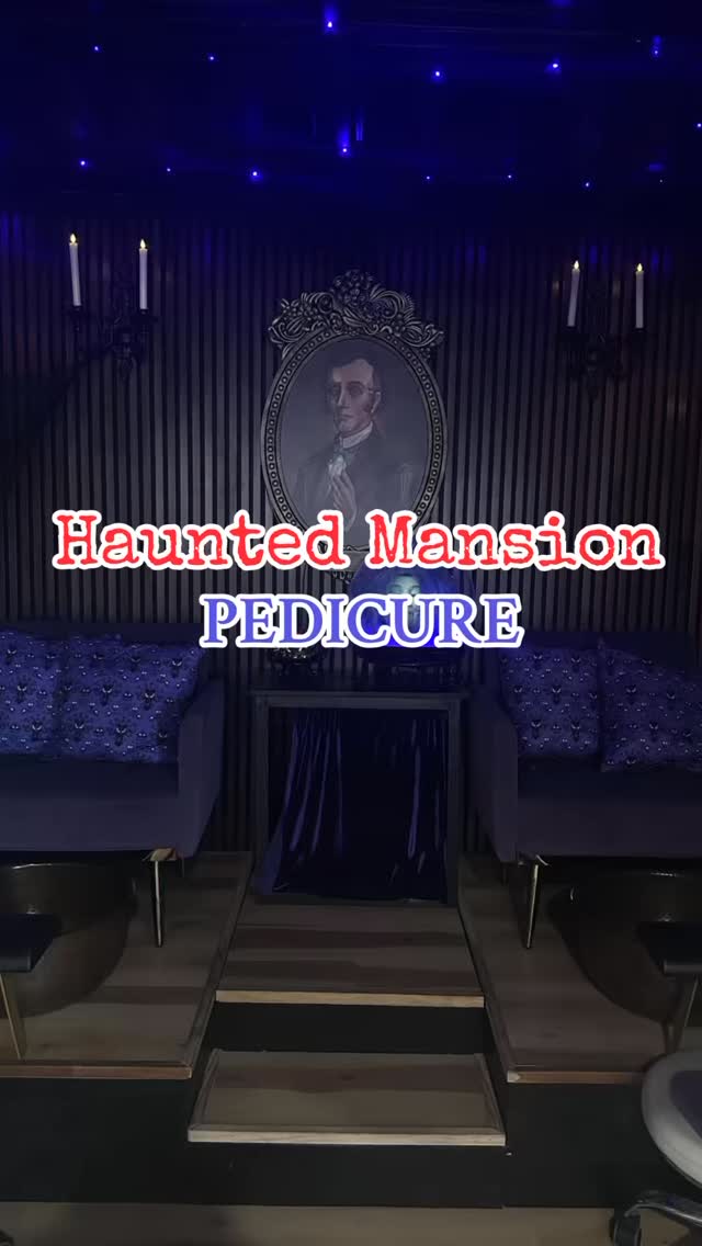 Haunted Mansion inspired Pedi?! Yes please… 💜💜💜 @coutureclawshawaii
#hauntedmansion #disneyhauntedmansion #disneyhalloweendecor #halloween #halloweenhomedecor #hauntedmansiondecor #madameleota #mastergracey #salondecor #halloweensalon #halloweensalondecor #nailsalondecor