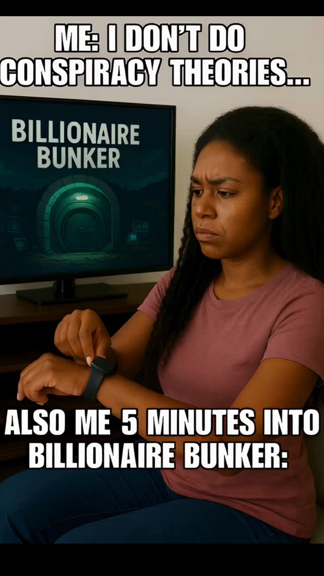 Me: “I don’t do conspiracy theories.”
Also me, 5 minutes into Billionaire Bunker: 🫣
takes off smartwatch. Trust your instincts, not your WiFi.
#BillionaireBunker #SmartwatchOff #StayWokeAndHydrated #TheyWatchingFr #ModernParanoia #DigitalDetoxVibes
Do you need a digital detox?