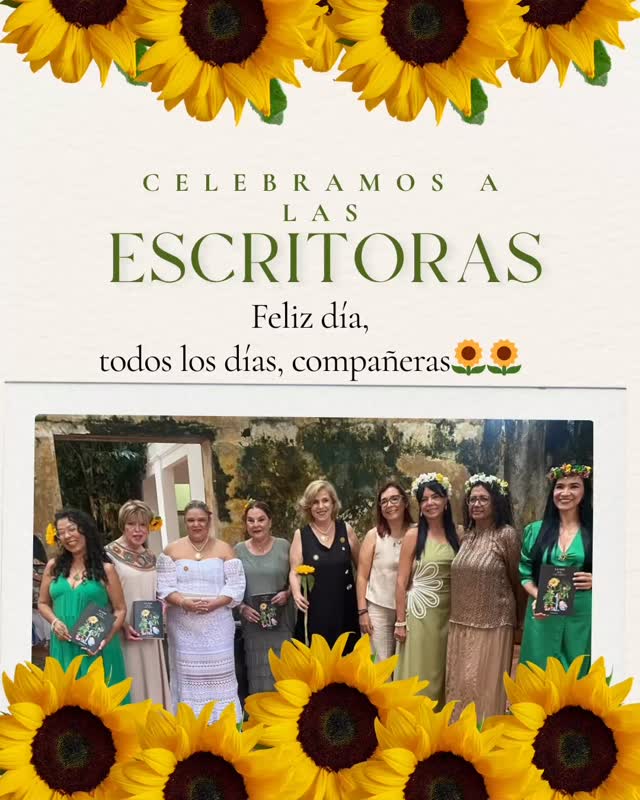 💕!FELIZ DÍA DE LAS ESCRITORAS! 💕
Admiración para todas ustedes #escritorascartageneras💜 que escriben cuentos, poemas, novelas, relatos, diarios, ensayos, canciones… #LaChazaRevista honra su labor y legado📝
Gracias a todas por inspirarnos 🫶🖋️
Y por hacernos reír, llorar, enamorarnos y que nos perdamos en sus páginas🙌📖
¿Dinos cuál es tu escritora cartagenera favorita?🤩
#díadelasescritoras2025 #celebramoslasvocesfemeninas #antologíadeescritoras #lavozdelacigarra #graciasporregalarnoshistoriasmaravillosas #felizdía #leeramujerestodoelaño #lchazaestádefiestahoy🎉