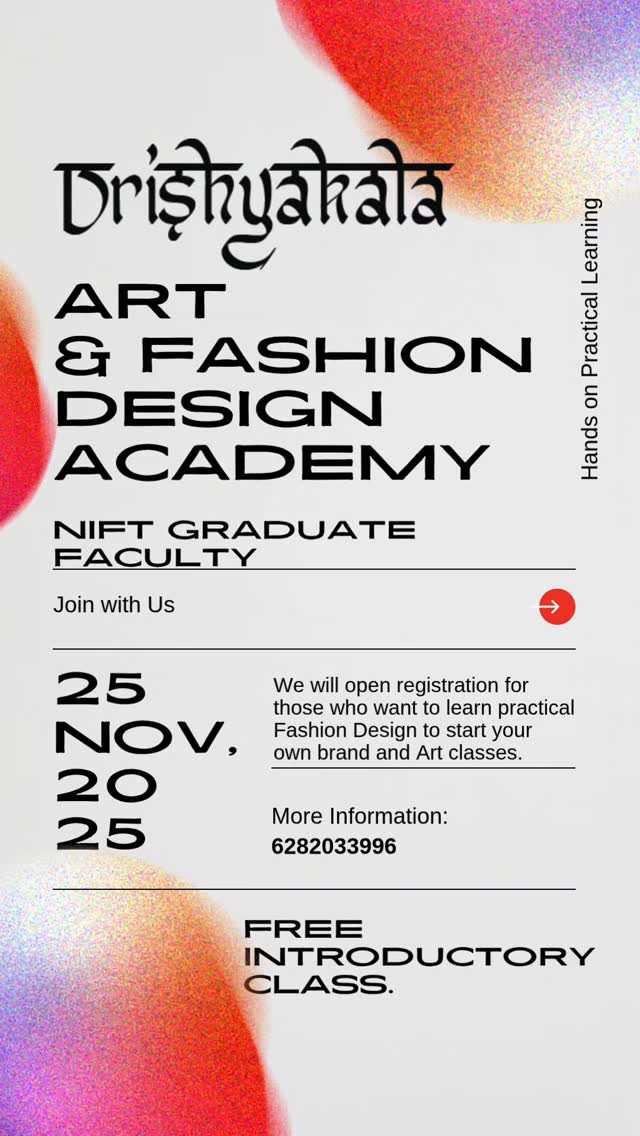Are looking to start a fashion brand or boutique and need expert guidance from someone with 25plus years of experience in the Fashion Industry and also a graduate of NIFT- National Institute of Fashion Technology.
Then contact us asap. An absolute hands on practical way to start the brand of your dreams.
Contact us: 6282033996
Note: Schedule an appointment after 23rd / 24th November.
#startyourownfashionlabel #startyoufashionbrand
#startyourboutique