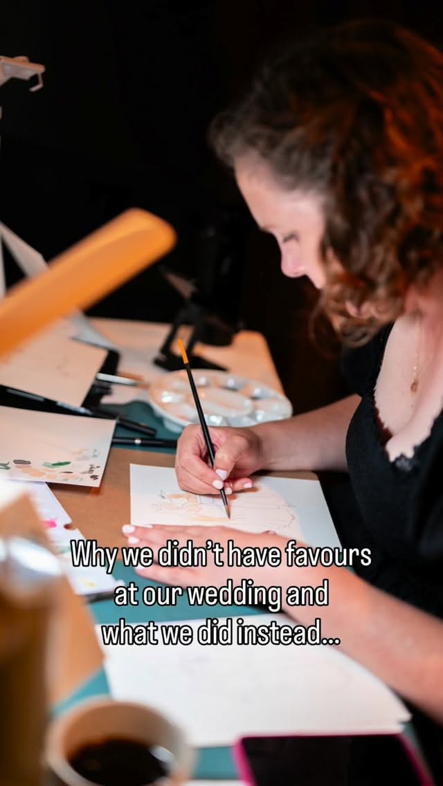 Why we didn’t have traditional favours at our wedding and what we did instead.
Check out @roolouillustrates for her incredible wedding guest illustrations and give your guests something they’ll love and actually keep 💕
•
•
•
•
•
#wedding #realwedding #weddingfavour #weddingillustrator #weddingguestillustrator