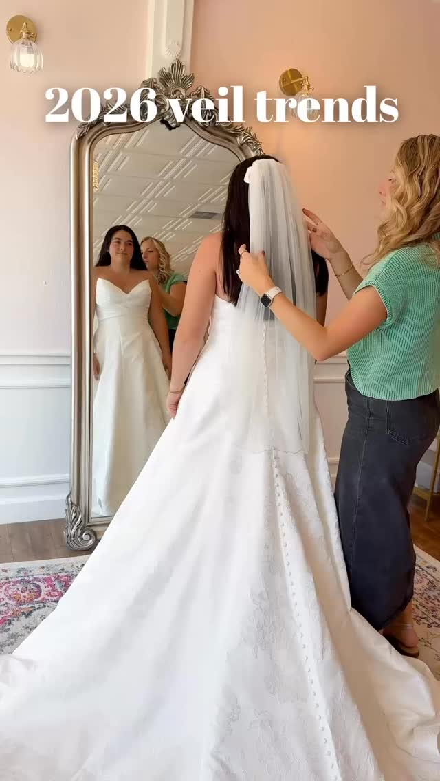 New veils alert!! ✨
From beaded edges to cathedrals and soft chantilly lace, these veils are the finishing touches that will make your bridal look! 👰♀️
Which veil would you pick???
#weddingdress #ivoryrosebridalboutique #weddingdressshopping #2026bride #wisconsinbride #wibride #2027bride #ivoryrosebride #bridalboutique #weddingveil #veil #laceveil #cathedralveil