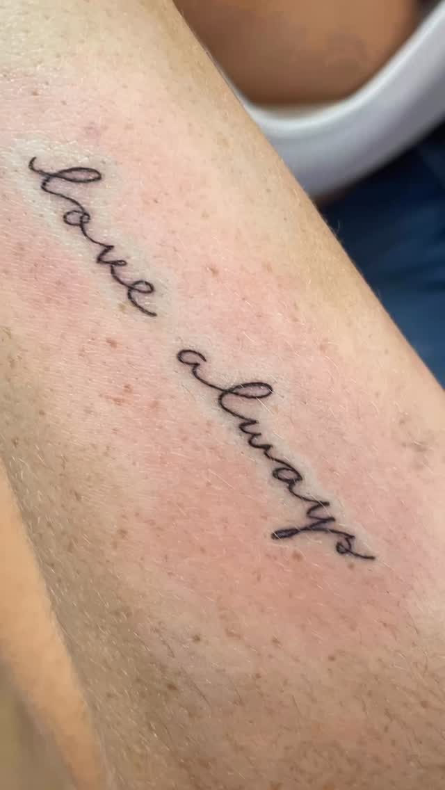 …and Always Love ❤️ Fineline by @an.arch.above ✌🏻