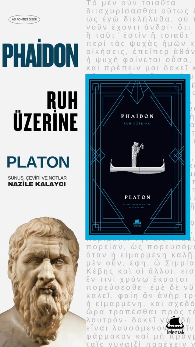 Platon "Sokrates'in Savunması"nı olgunluk döneminde tekrar yazar ve ortaya "Phaidon - Ruh Üzerine" çıkar. Hacettepe Felsefe'den Nazile Kalaycı'nın Antik Yunanca'dan çevirerek notladığı bu edisyonla felsefe tarihinin en önemli anlarından birine tanıklık edin.