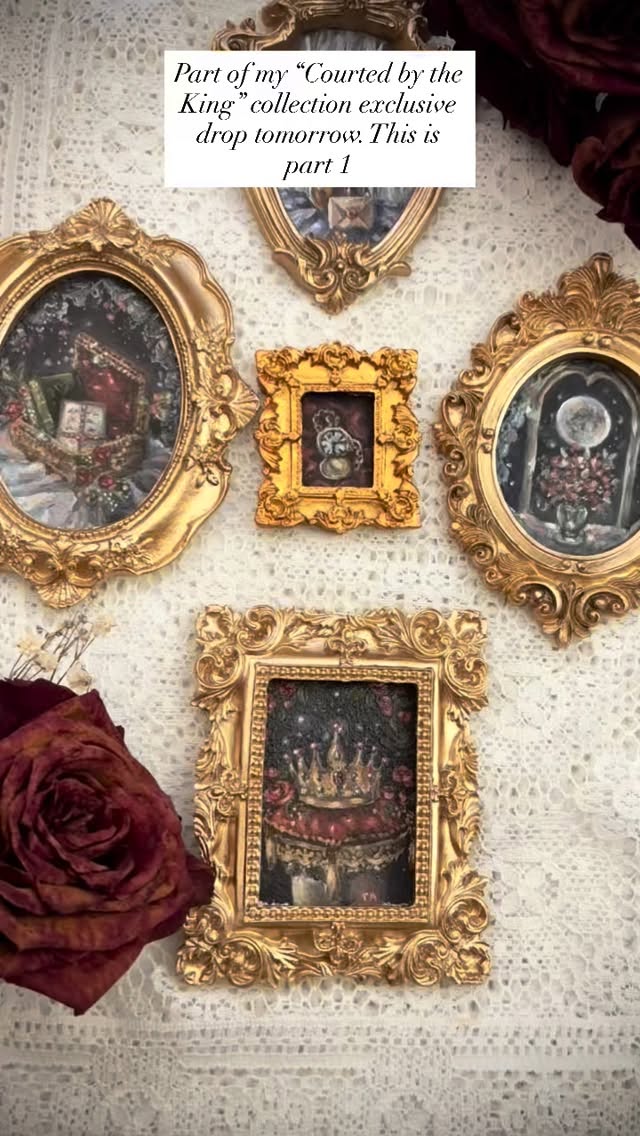 Hey everyone this collection will be dropped tomorrow at our art live turn on notifications! I hope you tune it to support. My starting price range will be 45.00 for minis to give you an idea on budget these in the video are at a higher price.