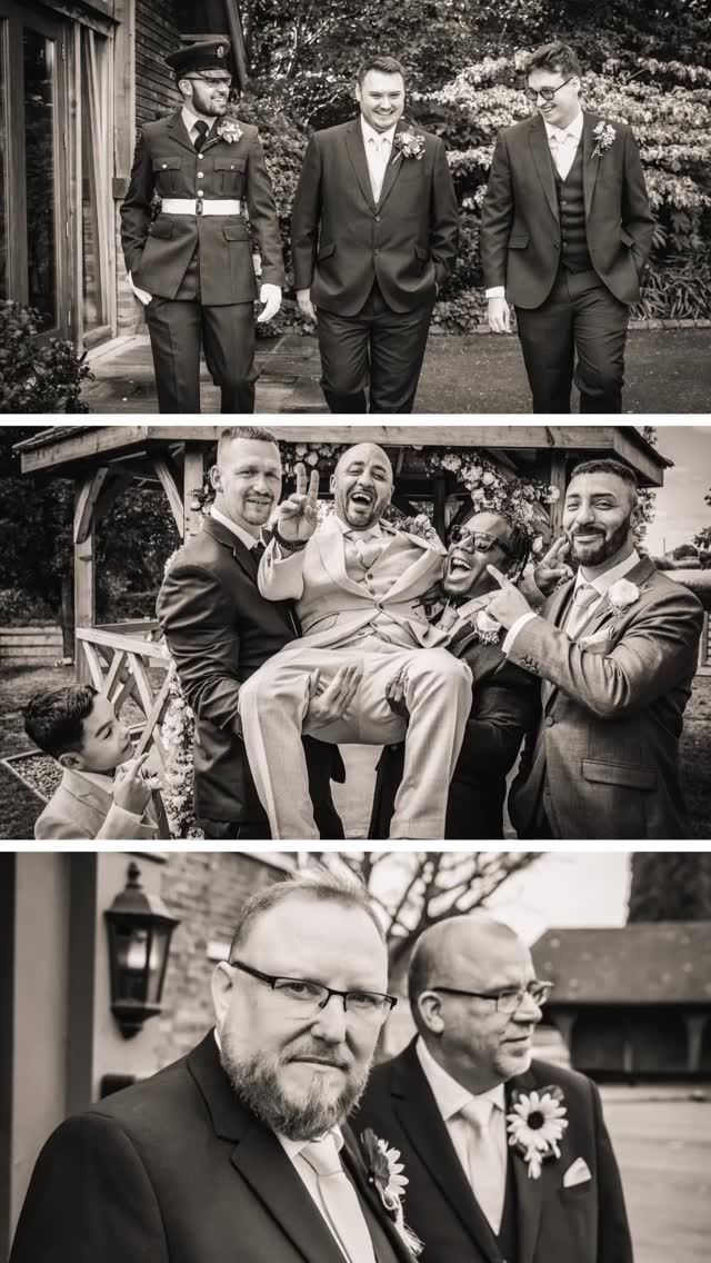 Going out with the lads. Suited and booted for fantastic wedding photography.