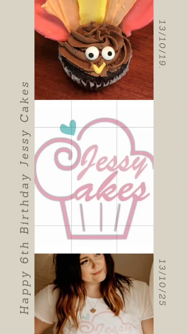 🧁 h a p p y 6th b i r t h d a y j e s s y c a k e s 🧁