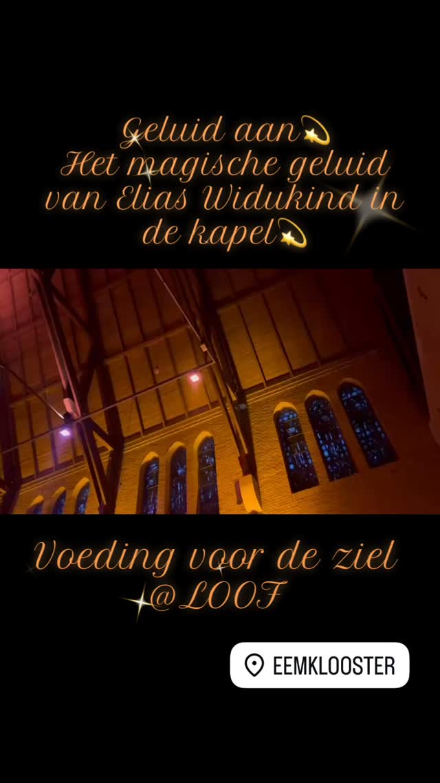 In essence we are🩷. Er komen absoluut nog wat berichtjes over afgelopen 3 oktober want o my wat een verwarmend samen Zijn wat dat!
Zo voedend de magische klanken van Elias in onze prachtige kapel van het Eemklooster🥰. Klanken die raken, openen en je diep in jezelf doen zakken. Wat een kado om de dansreis zo te beginnen. Dankzij onze prijs van EDFH🙏 Het geluid in de kapel is zo vol, rond en zuiver #eliaswidukind #ecstaticdancefestivalholland #eemklooster #loofecstaticdance #blotevoetendans #whywedance
