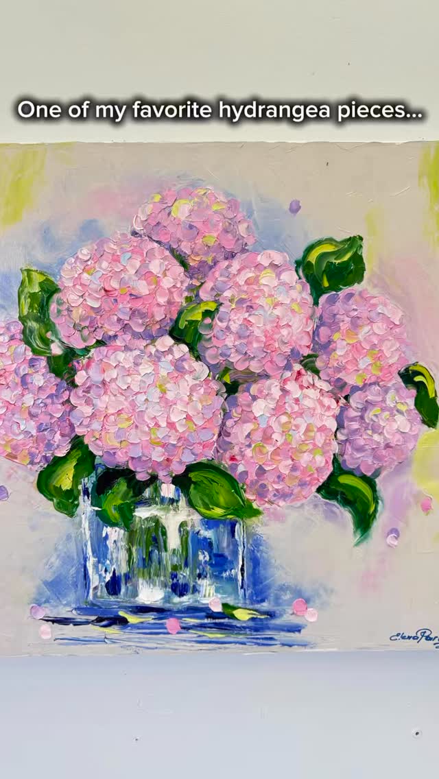 🌸 Pink Hydrangeas
20x20” • Oil on canvas • Available
Still one of my favourite hydrangeas pieces I’ve ever painted. Soft pinks, peachy tones… it always reminds me of a delicate sorbet. Sweet, calm, and full of light.
Painted a few years ago, and I still love the feeling it gives me.
It’s available — message me if you’re interested!
#PaletteKnifePainting #OntarioArtist #CanadianArtist #FlowerArt #BrightArt #HappyArt #ColorfulVibes #EmergingArtistCanada #OilPaintingOfTheDay #ArtThatMakesYouSmile