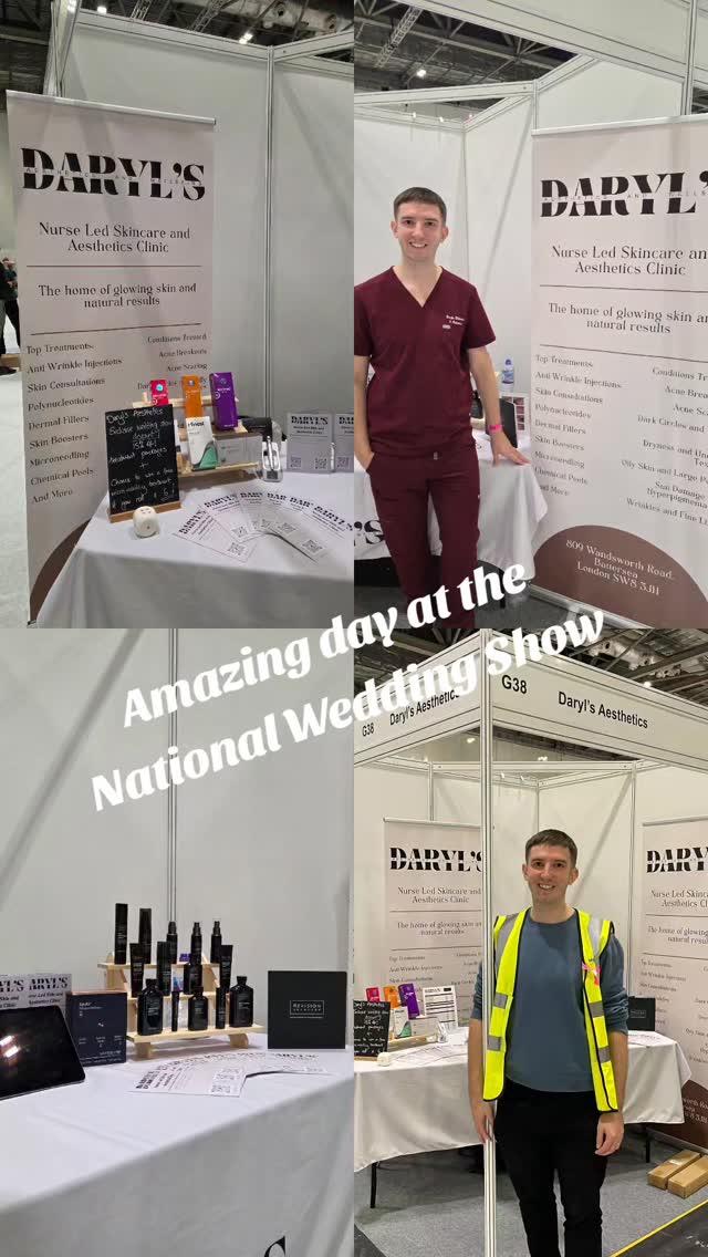 Amazing first day with @thenationalweddingshow at the @excellondon. Loved meeting fellow businesses and the happy couples.
It was great exploring the couples' skin goals, and offering them the perfect treatments and Revision Skincare products.
Looking forward to day two tomorrow 😊❣️
#skincare #beauty #glowingskin #aesthetics #wedding #darylsaesthetics #healthyskin #facials