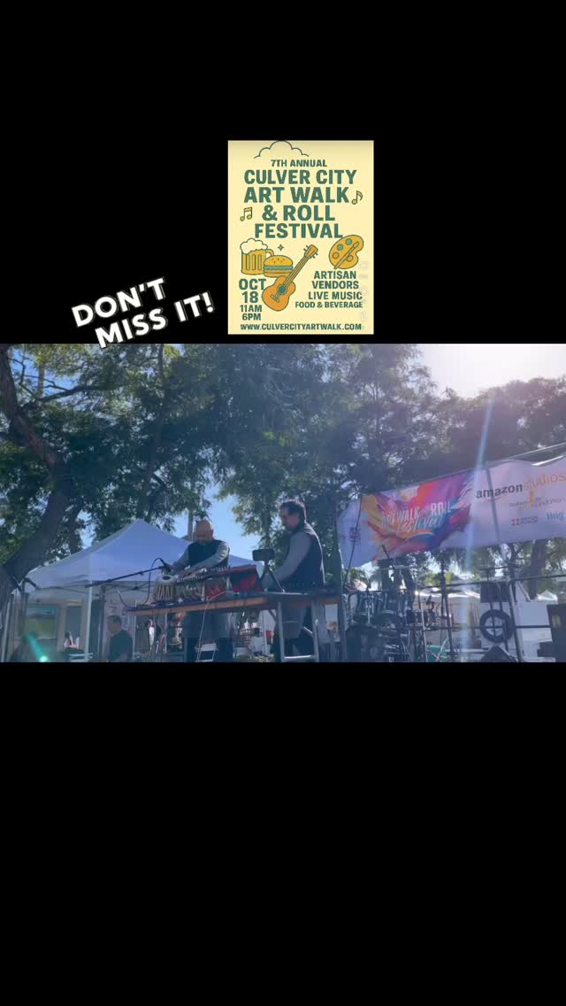 We are back at the Culver City Art Walk tomorrow—Saturday, Oct 18 at 3:00pm!
Sadubas returns with tabla, electronics, and dance inspired by South Asian rhythm, disco, and groove. Come soak in the sounds, meet us after the set—and check out our new high-quality Sadubas t-shirts and tote bags. Come get yours!