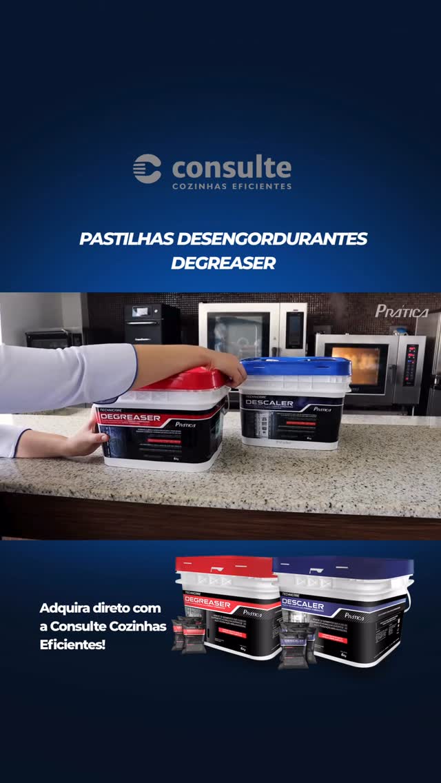 As pastilhas Technicare Prática foram desenvolvidas para quem busca eficiência, segurança e durabilidade na higienização de fornos combinados.
💪 Por que usar as pastilhas Degreaser e Descaler?
✅ Limpeza profunda com ação desengraxante e desincrustante
✅ Preserva o brilho e a qualidade do inox
✅ Reduz o tempo de limpeza e o risco de acidentes
✅ Uso inteligente de água e insumos
✅ Compatíveis com fornos Prática e outras marcas com higienização automática
💡 Resultado: forno sempre limpo, brilhante e protegido,sem esforço e com total segurança.
📍Peça agora as pastilhas Technicare Prática com a Consulte Cozinhas Eficientes e garanta mais performance e durabilidade para seus equipamentos.
👉 Link na bio ou chame no direct para comprar!
#ConsulteCozinhasEficientes #Pratica #Technicare #FornosProfissionais #CozinhaIndustrial #LimpezaProfissional #HigienizaçãoAutomática #EquipamentosGastronômicos #limpezadeequipamento. #pastilhadelimpeza