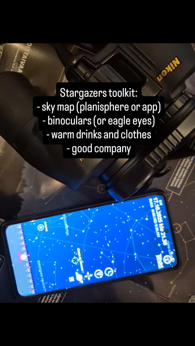 Look up! The sky over Kuusamo has a lot going on ✨
On a single evening walk we saw it all: the northern lights (not so bright tonight), fleeting meteors, the Milky Way arching above us, and a few satellites streaking across the sky. The special guest of the night was Comet Lemmon C/2025 A6, which won’t be visible again for another 1,150 years. 🌌💫☄️🛰️
Goosebumps and warm memories. Who would you bring on the next trip? Autumn is the perfect time to observe the sky, as it is really dark. Soon the snow will cover the ground and reflect the light of the moon and the northern lights.❄️
#Kuusamo #stargazing #lookup #Lemmon #C/2025A6 #MilkyWay #nightsky #shootingstars
#lemmoncomet #NorthernNature #northernlightwatching #visitfinland @rukakuusamo
Kuusamon taivaalla tapahtui kaikenlaista✨
Yhdellä iltaretkellä näimme kaiken tämän: revontulet, vilahtelevia meteoreja, Linnunradan kaartumassa yllämme ja muutaman satelliitin kiitämässä taivaankannen yli. Illan erikoisvieraana oli komeetta Lemmon, joka käy näkösällä seuraavan kerran taas 1150 vuoden päästä 🌌💫☄️🛰️
Sydän täynnä kylmiä väreitä ja lämpimiä muistoja. Kenet ottaisit mukaan seuraavalle retkelle? ❄️
#Kuusamo #Revontulet #Aurora #KomeettaLemmon #Komeetta #Meteorit #Linnunrata #MilkyWay #Satelliitit #Yötaivas #NightSky #Ruka