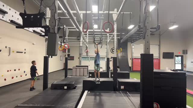 Hitting new heights with level changes!!! #ninjawarrior #ninjagym #ninjatraining #northwestindiana #ninjasport