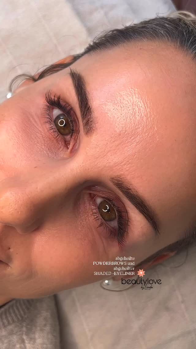 SHADED EYELINER und abgeheilte POWDERBROWS 🧡
