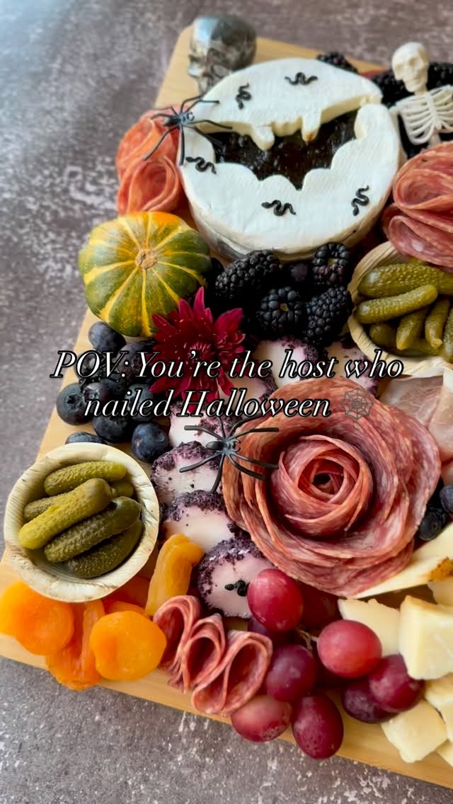 Trick or treat yourself 👻 Our Halloween boards are giving spooky-chic perfection.
#HalloweenCharcuterie #SpookySeasonSnacks
#HalloweenPartyIdeas #SpookyChic #CharBOOterieBoard #HalloweenTreats #Charcuterie #CharcuterieBoard #Cheese #CLTFoodie
#CLTSmallBusiness #ShopLocalCLT