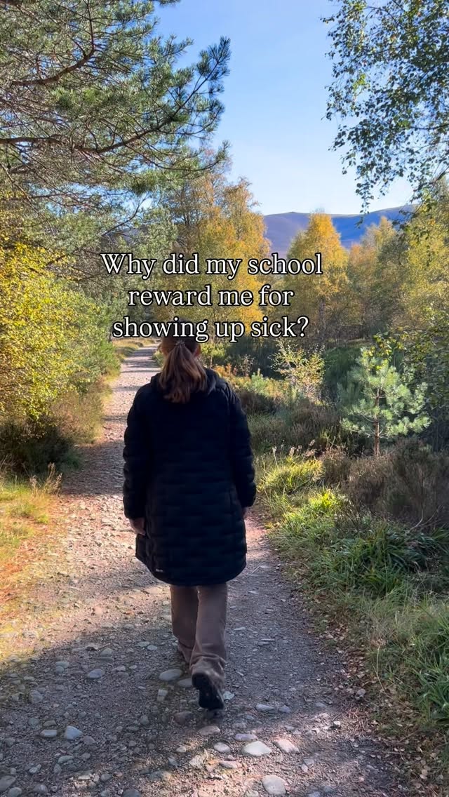 I was 14 when I got that 100% attendance certificate.
I remember feeling proud, proud that Iād pushed through. Through the tiredness, the mile long walk to school every morning in the rain and even the time I didnāt know what to do when my nan passed away so I just went to school.
I added it to my ācareer portfolioā as proof of commitment, perseverance, strength. Because thatās what I was told.
The thing is⦠I had ignored my body that whole year.
Iād ignored pain, exhaustion, tiredness, pressures, overwhelm, griefā¦..and I was praised for it.
How sad is that š
And this isnāt just about school.
We see this everywhere in the western culture:
šāāļø Going to the gym instead of resting because ādiscipline.ā
š» Working through lunch because ādedicated.ā
š¤ Saying āIām fineā when youāre not, because āeveryoneās busy.ā
𤰠Coming back too soon after birth because āyou bounce back quickly.ā
š§ Staying in relationships, jobs, or routines that drain you because āyou donāt quit.ā
ā Not taking sick days because you feel guilty for others picking up the work.
š¤ Not showing emotion because itās not appropriate.
Weāre taught from an early age that ignoring our body is admirable.
Kids are taught to not tantrum, teenagers told to ignore anxiety and just get on with it, adults told to drink or sleep our feelings away.
That suppressing needs means strength.
That pushing through discomfort means youāre coping.
So is it any wonder that so many of us now feel burnt out, disconnected, anxious, or numb? Living in this functional but frozen state.
For many - rest feels wrong, our emotions catch us off guard, and our bodies hold tension we canāt quite name!
This is where therapy, especially therapy that includes the body, can help us unlearn these patterns.
In my work, I integrate a somatic approach into talking therapy, helping clients reconnect with their bodyās signals, emotions, and rhythms.
Because healing isnāt about pushing through.
Itās about finally listening and letting your body be part of the conversation.
#eastlothiancounsellor #eastlothiancounselling #counselling #therapy #healing #walkandtalktherapy #eastlothian #onlinetherapy #onlinecounselling #somatictherapy