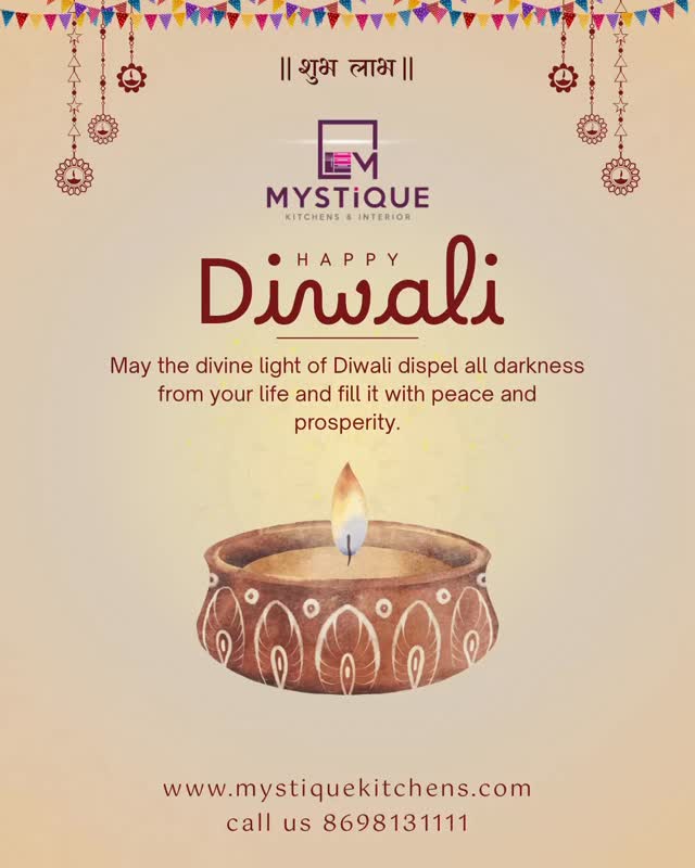 Let your home shine brighter than ever this Diwali! ✨
Warm wishes from Mystique Kitchens & Interior.
#FestivalOfLights #HappyDiwali #MystiqueInteriors #mystiquekitchens #trendingréels