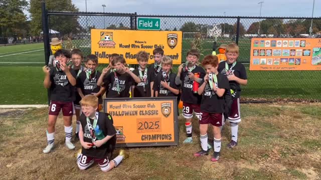 U10 Red Bulls bested their opponents in all their games and won their bracket at Saturday’s Mount Olive tournament