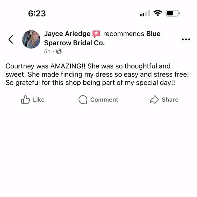 It was a great day to be a #BlueSparrowBride 🩵