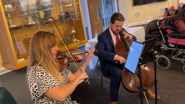 Congratulations to Brendan and Virginia for 40 years married!
Here we are playing some of Danny Boy, one of their favourite songs. #weddingstringquartet #stringquartetwedding #weddingmusic #stringquartet