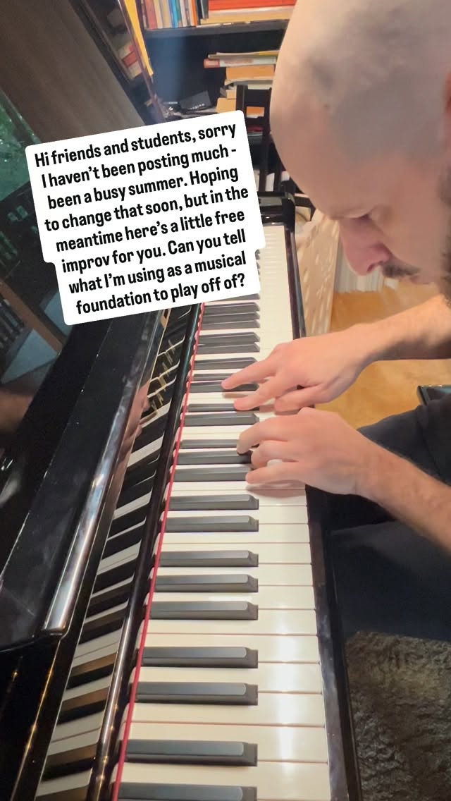 #piano #pianolessons #pianoteacher #music #musiclessons #improv #improvisation