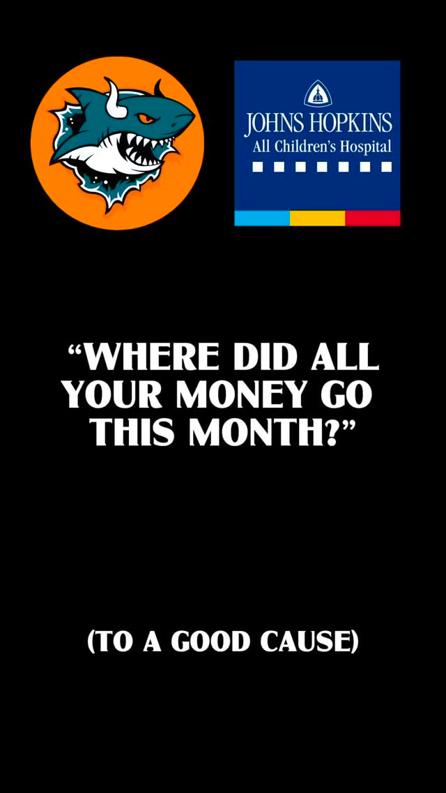 If you’re going for broke, do it for charity. Link in bio for more info!
The BullSharks charity raffle for Johns Hopkins All Children’s Hospital ends October 30. Live drawing November 1.
Signed @tblightning @jakenbake20 jersey.
Signed @buccaneers @tristan_wirfs74 jersey.
Bolts tickets and specialty baskets for everyone to enjoy!
Tickets are $1 each (cash only) and the raffle is at TGH Ice Plex during select days/times.