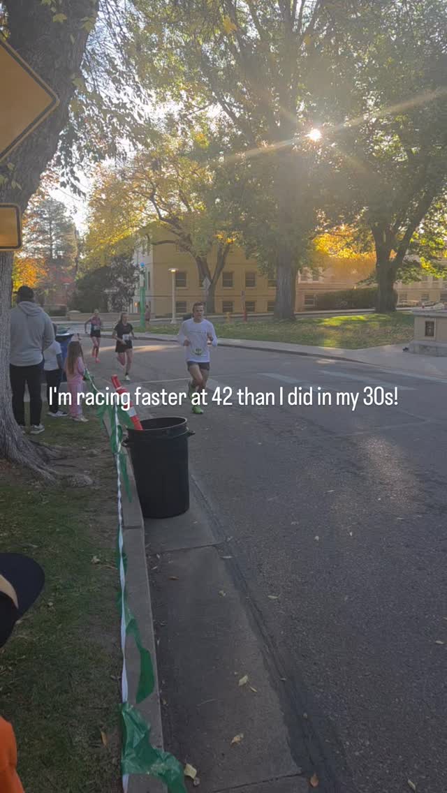 I ran the CSU Homecoming 5k today and surpassed my expectations. All I wanted was to be faster than 19 minutes. I have been training to run under 19, so I knew it was possible. So when I came in around 18:30, I realized I was well under that time.
I have to be honest, I'm a terrible record keeper. I am pretty sure my 5k PR is just under 18 minutes or maybe 17:30, but I never wrote this down anywhere. I honestly have no idea what my PR is. I guess this happens when you've been running for 30 yesrs? So I scoured the internet trying to find it with no success, but this was likely before running results were added to the internet. I think this result has an age graded time of just under 18 minutes. So let's just say this is my masters running era PR. Either way, I think I have more in me and I'm going to keep pushing until Father Time finally slows me down.
I was contemplating why im running better now than in my 30s. I think it's a lot of things, but here are a few:
1. Smarter training! A well thought out training plan where the easy days are actually easy and my key workouts are done with purpose.
2. Probably better shoes make a difference. I mean let's be honest, the shoes are definitely helping us all be at least a little faster.
3. A periodized nutrition plan and fueling better. Carbs!
4. Sleep...I'm a stickler about going to bed early.
5. Very limited alcohol intake. Like maybe one drink a week and no alcohol for weeks on end during a marathon build. Alcohol makes sleep worse and ruins recovery. The effects have gotten worse in my perimenopause years.
Finally, my mindset has a lot to do with it. I believe I can run faster so I try not to limit myself. I know I can't run a 16 min 5k, but maybe under 18. It's definitely possible.
#runnermom #runningafter40 #mastersrunner #runcoach #sportsnutrition #runningdietitian #marathoner #fortcollinsrunning #fortcollinsrunningclub #runningcoach #motherrunner #5k #keepgrinding #keeprunning #csuhomecoming5k