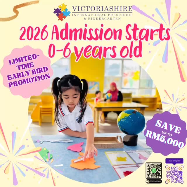 Join our nurturing learning community that inspires confidence, curiosity, and creativity every day. 📞 Enrolment now open — let’s build bright futures together! Whatsapp us Now! 0122692488 #victoriashire #vis #preschool #puchong #kindergarten #puchongpreschool @everyone