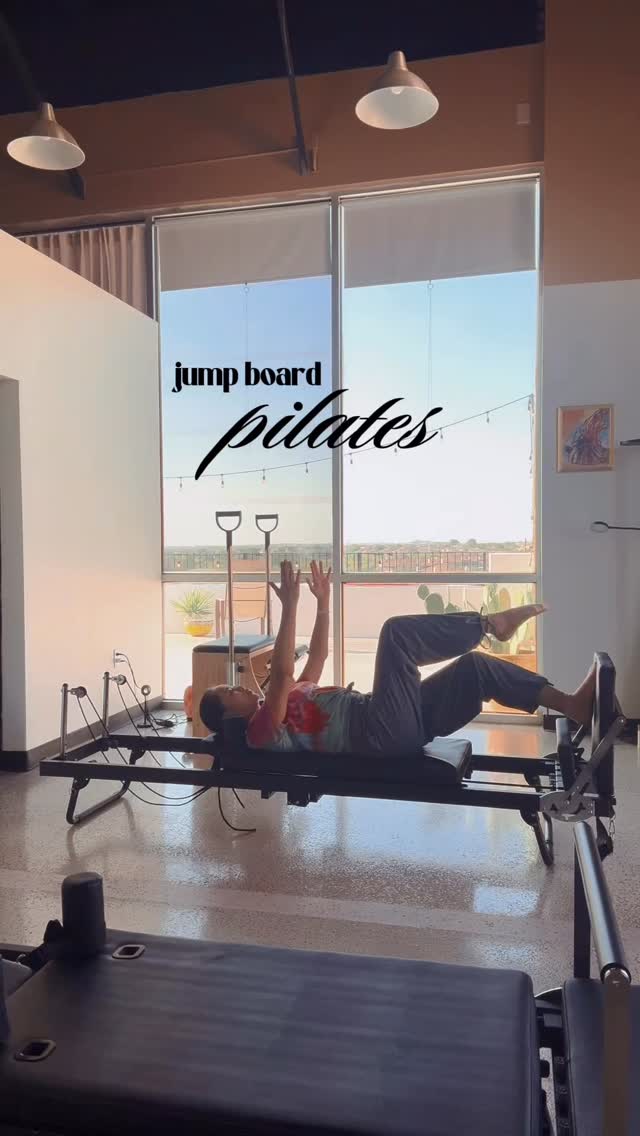 A safe way to jump as an adult! 😉 So much fun. EXCELLENT ab workout.
#pilates #jumpboardpilates #pilatescardio #dfwpilates #fortworth