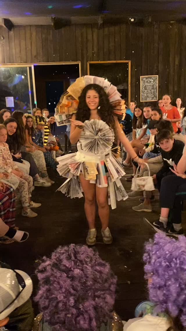 Our campers took recycling to the next level last year’s Trashion Shows, where fashion met sustainability in the most fabulous way — using only newspaper! From capes to corsets, every look told a story.
And this moment? A perfect 10/10 for style, sass, and sheer originality.
This is what Camp Mákemáke is all about — hands-on fun, bold self-expression, and unforgettable summer memories.
Next summer’s going to be even bigger. Are you in?
#CampMakemake #TrashionShow #10OutOf10 #SustainableStyle #CampLife #Summer2026 #MadeAtMakemake #RecycledRunway