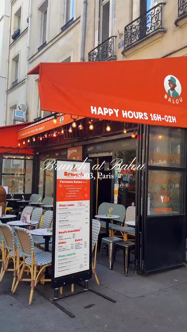 Best place pour un brunch à 25€ ❤️
Balou 3 - 9 rue aux Ours, 75003
Balou 10 - 40 rue Louis Blanc, 75010