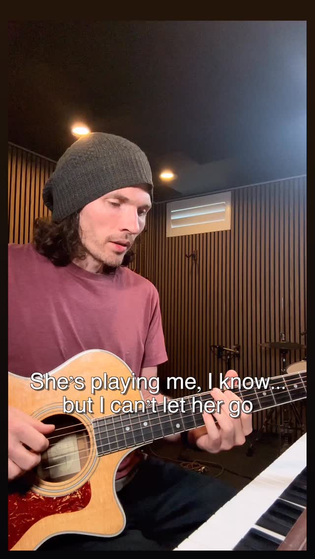 “She Don’t Care (The Open Book Sessions)” – live acoustic take of the chorus. A song about being trapped in a love you know is wrong but can’t walk away from. Check out the full jazz-trio-inspired version and video. #singersongwriter #acoustic #jazz #heartbreaksong #sad