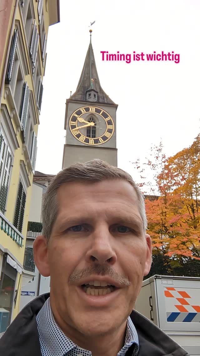 Timing in der Vorsorge: je früher desto besser und besser heute als Morgen