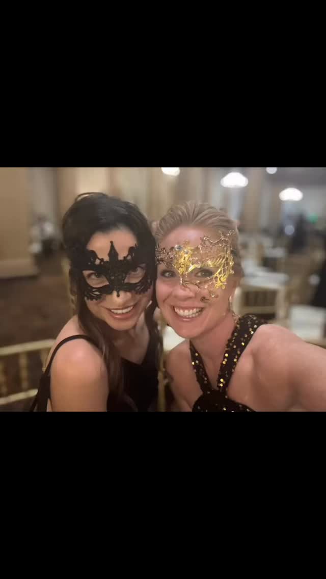 Just a couple of real estate agents enjoying a masquerade ball to support Habitat for Humanity! What a fun event 🪩💃🎭 @gehadismyagent