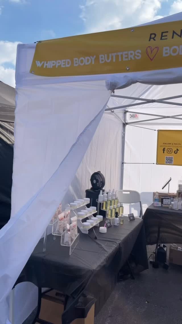 We’re out at the Hometown Vendor Market at Tanger Outlets—come mix & shop with us until 4pm! 💕 Stop by for fresh body butters, scrubs, oils, and all things natural glow.
#renumecollection #bodybutterseason #atlevents #handmadewithlove