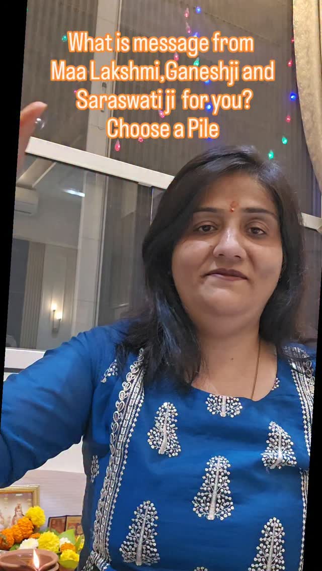 ✨ Divine Message from Lakshmi Maa, Ganesh Ji & Saraswati Maa ✨
The Universe is ready to reveal what these three divine powers want you to receive — abundance, wisdom, and success. 🌸
Your intuition already knows which message is meant for you 💫
🔥 Choose your divine pile — A or B 🔥
💬 Comment “Pile A” or “Pile B” to unlock your blessings
🔮 DM Acharya Neeta Sharma for your personalized Lakshmi–Ganesh–Saraswati reading & step into your phase of abundance, clarity, and divine transformation ✨
#TarotWithNeeta #DivineGuidance #LakshmiGaneshSaraswati #ManifestAbundance #EnergyReading #DMForGuidance