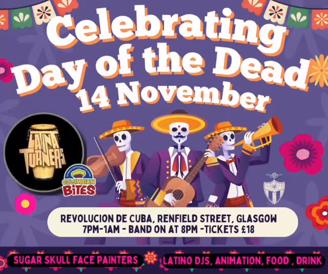 💀 Day of the Dead Celebration 2025! 💃🕺
This event sold out within a week last year, and it’s back — bigger and better!
🔥 This year we’ve got a 12-piece live salsa band bringing serious energy, plus a professional face-painting team to create your perfect sugar skull look!
🎉 Don’t miss out — tickets are already flying!
👉 Get yours here
https://www.academiadesalsa.com/event-info/day-of-the-dead-party-2025-ft-latina-turners-live##