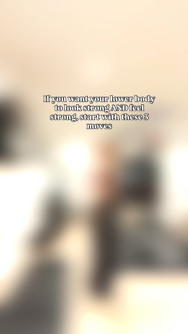 You’ll never see me missing one of these moves on my lower body days!
And my clients will know, most classes we do at least one of these moves!
1. Romanian Deadlifts
2. Goblet Squat
3. Glute bridge/hip thrusts
There’s lots of variations that we can do of each move, but if you are working out at home or a busy gym, these dumbbell focused versions are fab!
Just drop me a comment if you have any questions on the exercises!
#lowerbody #lowerbodystrength #legday