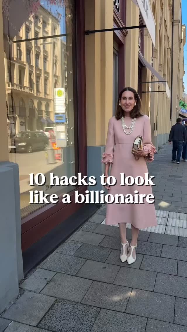 Do you agree with these tips? We love the looks.
1. Gold Buttons. They sparkle, they shine and gold is the gold standard.
2. Monochrome–ish . One color head to toe. Looks expensive.
3. Delicate Shoes. Billionaires have chauffeurs, they don’t walk.
4. Bold Earrings. They light up your face and look high-end.
5. Black Sunglasses. That star incognito look.
6. Camel Coat . The business card of the woman on top.
7. Nougat-Colored Leather . Italian Chic.
8. Printed Silk Kaftans. Old-school Riviera glam.
9. Long Skirts. The uniform of the art collector.
10. Pearls. Worn by queens for thousands of years.
Love this kind of grown-up glam? Save & follow for more smart style hacks @nettiweber
#HowToLookRich #QuietLuxury #BillionaireStyle #OldMoneyVibes #RichGirlStyle #Over40Fashion #StyleWithoutLogos #ChicNotShouty #ElegantNotExtra #JetSetAesthetic