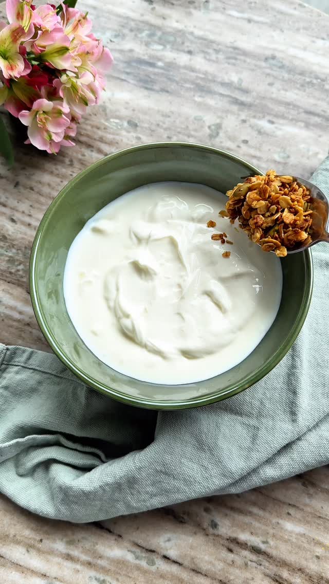 Granola casera de pistacho 🥣💚
Fácil, deliciosa y perfecta para tener siempre en casa.
