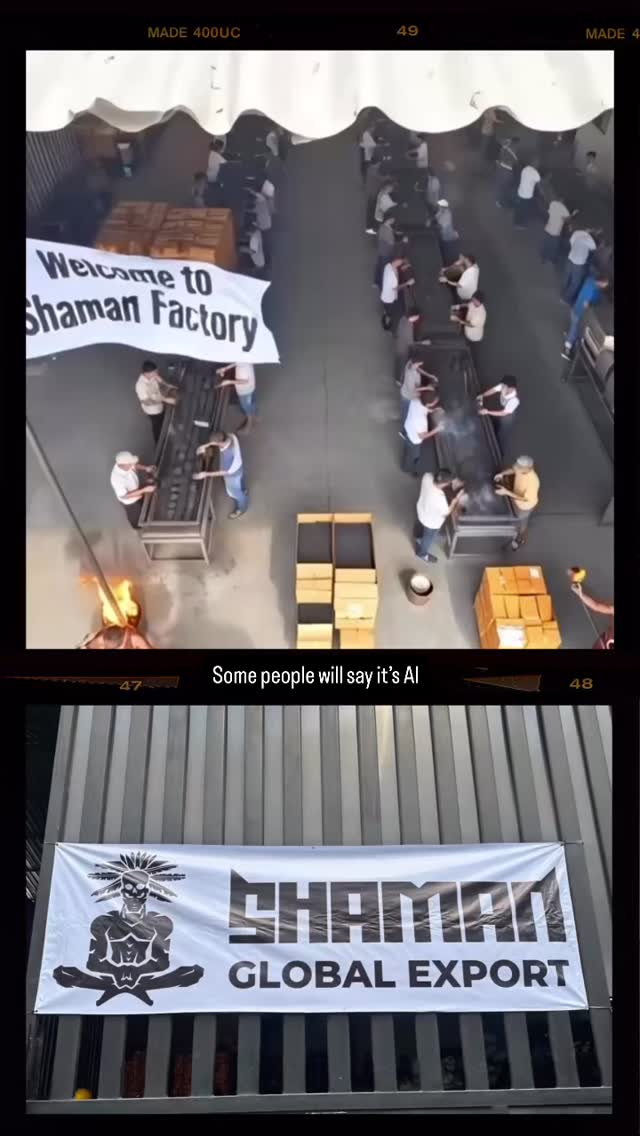 Shaman Factory in full force 🏭
Some will claim it’s Ai magic 😮