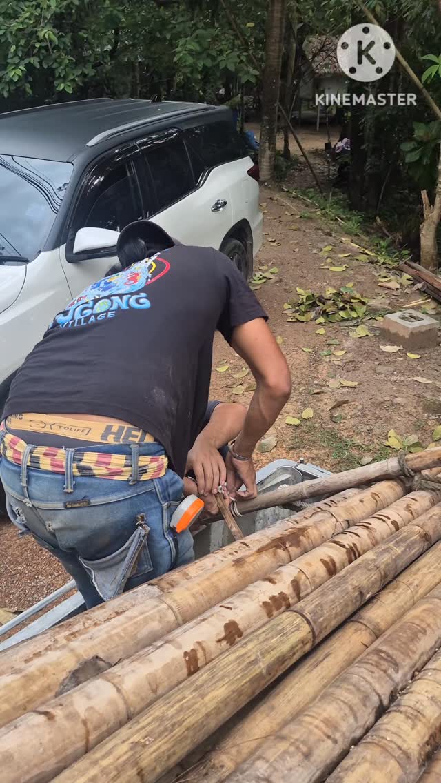 Gotta work. New amazing bamboo project in Koh Lanta #bamboo #ecoconstruction #bambugu #kohlanta #sustainability