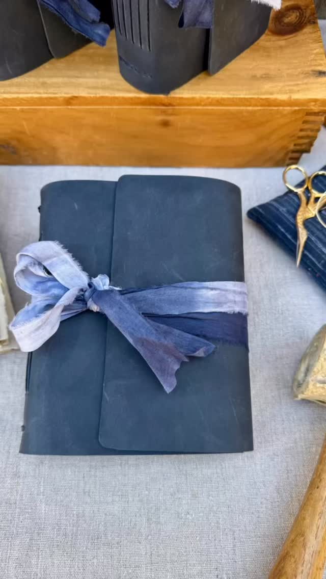 Working on a large Lapis & Linen Storyteller, commissioned for a family to fill each holiday with love, memories, and the year’s news from every member. What a story this book will tell over time! 💙📖
Now available in 2 sizes online!
#LapisAndLinenStoryteller #HypatiaBookArts #FamilyStoryBook #HolidayTraditions #LeatherBoundJournal #VineyardArtisans #FindYourStoryAtHypatia