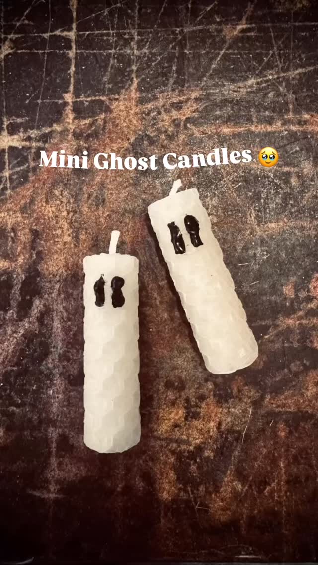 👻✨ Limited Edition Mini Ghost Candles 👻✨
Hand-rolled from pure British beeswax, each tiny spirit stands just 5 cm tall and 1 cm wide — hauntingly cute with a 35-minute burn time! Perfect for spooky altars, Samhain rituals, or simply lighting up your witchy autumn nights. 🕯️🖤
Limited stock — once they vanish, they’re gone for good! #phoenixcandlecompany #beeswaxcandles #ghostcandles #samhain #handmadeuk #witchyaesthetic#witchesofinstagram #halloween #cuteghosts #halloweencandles #halloweencandledecor