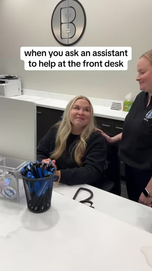 look, she tried her best and that’s all that matters! #braces #dental #dentalhumor #admin #adminsupport #dentalassistant #orthoassistant