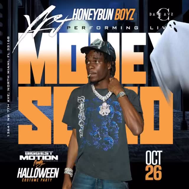 🎃 HALLOWEEN MOTION ALERT! 🎃
Biggest Motion Family x Cheeze Plz Raw x im_broke_baby x Imjust Zas x Djdrizzy954
💰 $1K CASH for BEST COSTUME 🏆
🎤 Performing Live: YFJ Money Squid (Honeybun Boyz)
🎧 Sounds By: DJ JeffWade3 & DJ Nunnie1 🎶
🎥 Hosted By: Broward.Younginn, iCandy, & WooladyTV
📍 Da Cave | 13641 NW 7th Ave, North Miami, FL 33168
🗓️ Sunday, Oct 26th DOORS OPEN 10pm-3am
🚨 Big Motion Only —MOTION AT YOUR FRONT DOOR!
🌐 www.BiggestMotionFamily.com
#HalloweenMotion #BiggestMotionFamily #MiamiEvents #DaCave #NorthMiami #MiamiParty #HalloweenParty #MiamiNightlife #BigMotionOnly #CheezePlzRaw #ImjustZas #WooladyTV #DJJeffWade3 #DJNunnie1