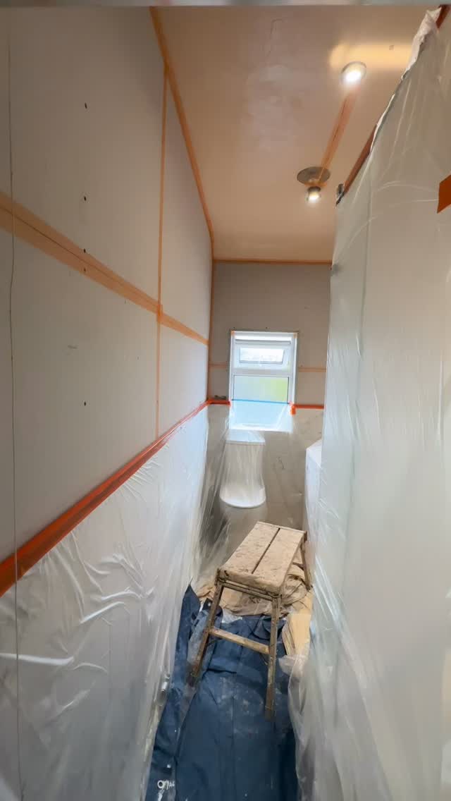 Another bathroom skimmed out today for a very valued client of ours. Calladine Bathrooms
Due to our busy schedule, the fitters had to carry on with their work before we arrived, which meant we were last in!
Not the easiest task plastering around a freshly fitted suite, but with skill, precision, and plenty of protection, we always get it done right.
#plasterers #nottingham #plastering
