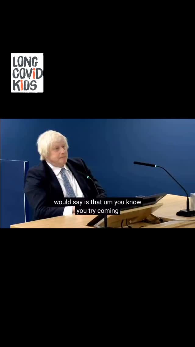 Boris Johnson - Former UK Prime Minister
A press conference for Children and Young people might have been a good thing to do.
Covid Inquiry - Module 8 - Children and Young People.
Find out more about the Covid Inquiry and how LCK are involved via our website.
https://www.longcovidkids.org/uk-covid-inquiry
#longcovidkids #longcovid #longcovidawareness #charity #charitywork #mecfs #longcovidrecovery #covidinquiry #longcovidsymptoms #children #school #education